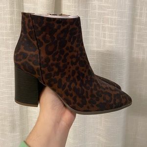 Women Cheetah Bootie
